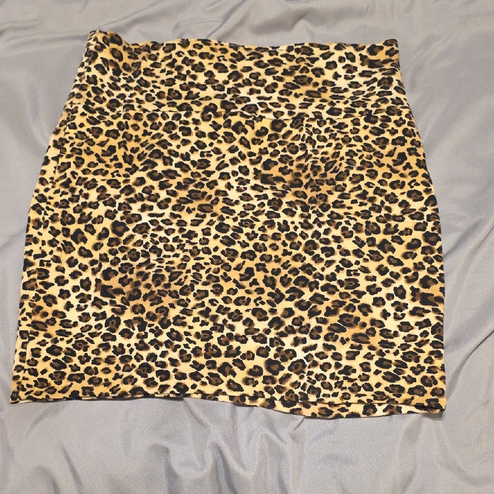 3 For $30 Leopard Print Women's Skirt